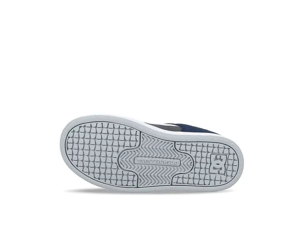 Zapatilla Dc Manteca 4 V Niños Gris Azul