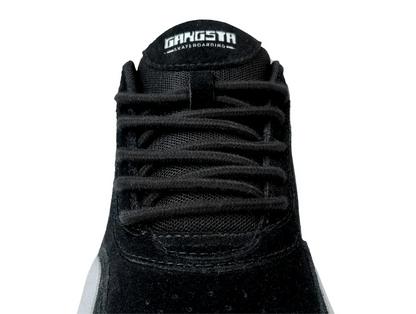 Cordones Gangsta Sl Round 2 Unisex Negro-Blanco