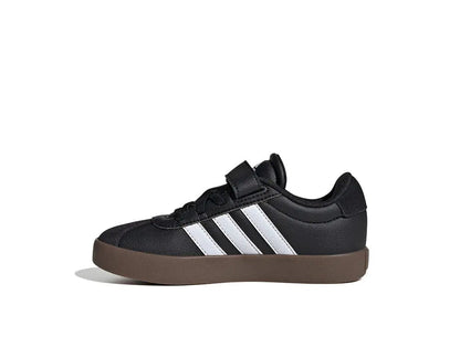 Zapatilla Adidas Vl Court 3.0 Niños Negro - Blanco