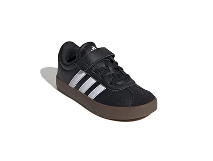Zapatilla Adidas Vl Court 3.0 Niños Negro - Blanco