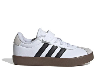 Zapatilla Adidas Vl Court 3.0  Niños Negro/Suela Gum