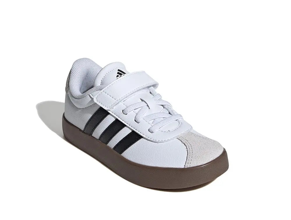 Zapatilla Adidas Vl Court 3.0  Niños Negro/Suela Gum