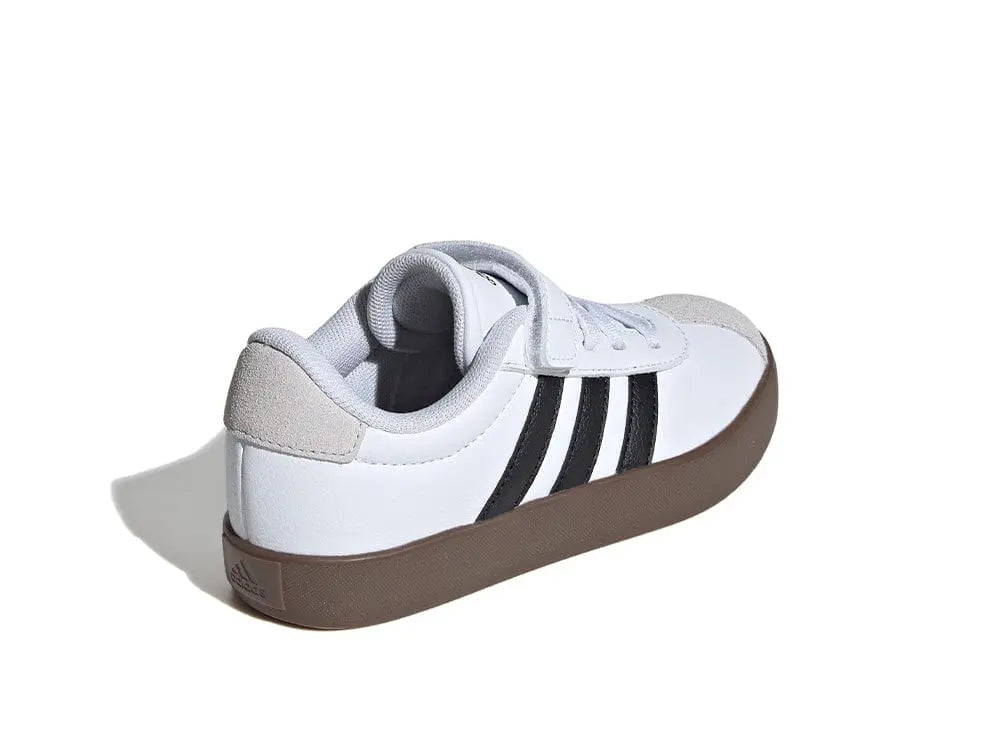 Zapatilla Adidas Vl Court 3.0  Niños Negro/Suela Gum
