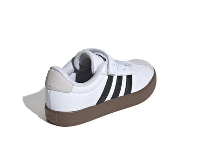 Zapatilla Adidas Vl Court 3.0  Niños Negro/Suela Gum