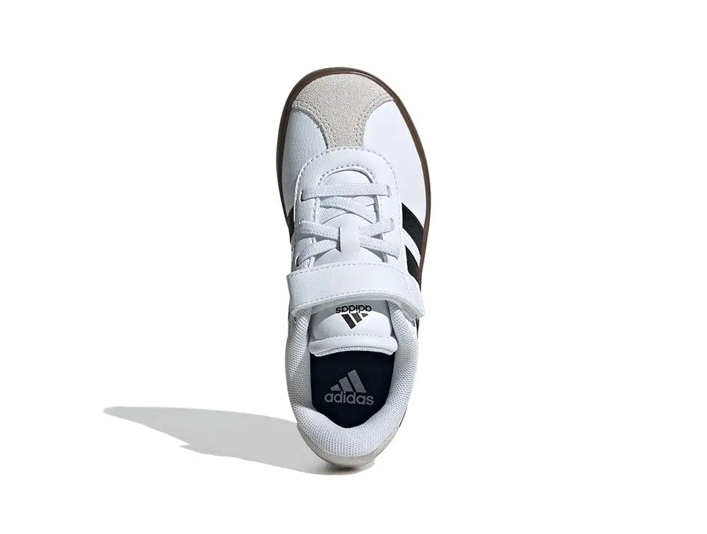 Zapatilla Adidas Vl Court 3.0  Niños Negro/Suela Gum