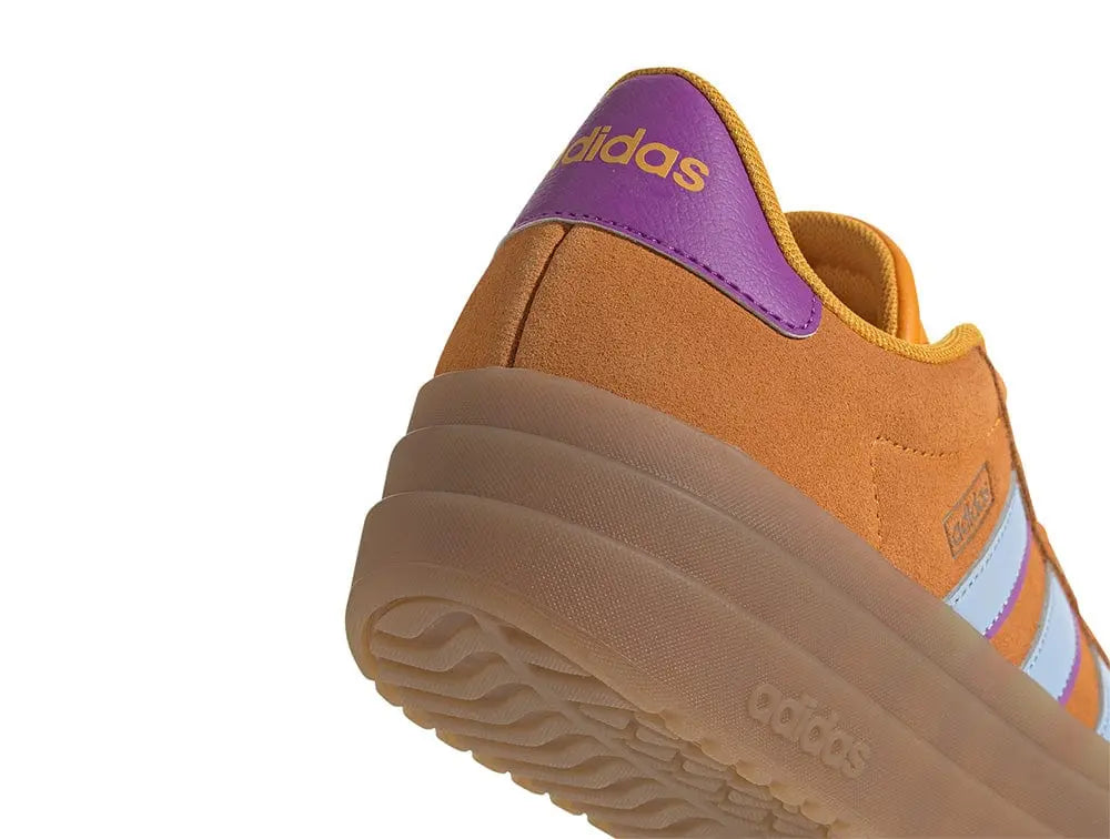 Zapatilla Adidas Vl Court Bold Mujer Naranjo - Celeste - Suela Gum
