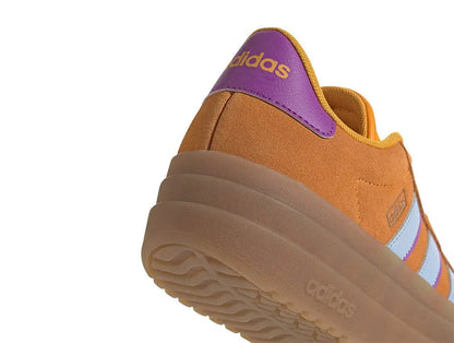 Zapatilla Adidas Vl Court Bold Mujer Naranjo - Celeste - Suela Gum