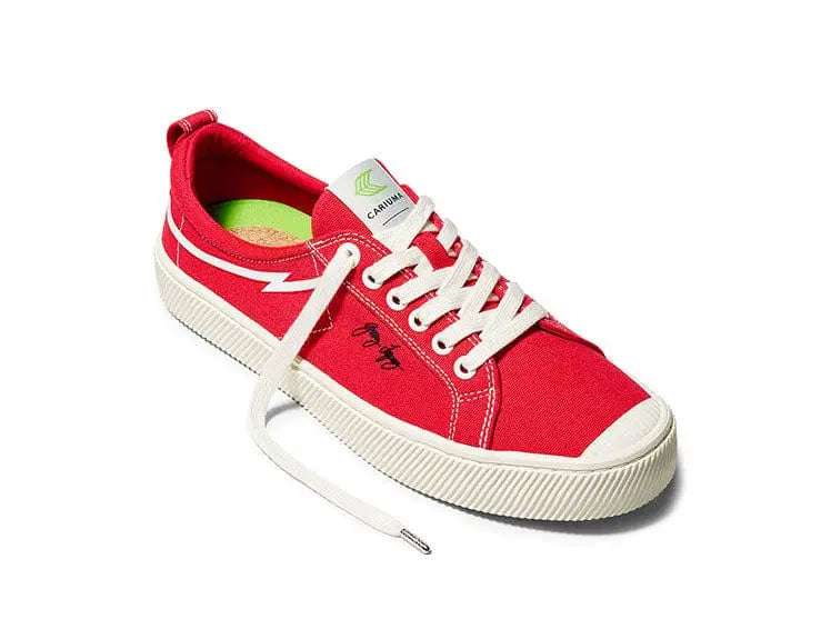 Zapatilla Cariuma Oca Low Mujer Rojo
