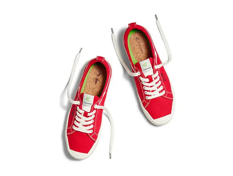 Zapatilla Cariuma Oca Low Mujer Rojo