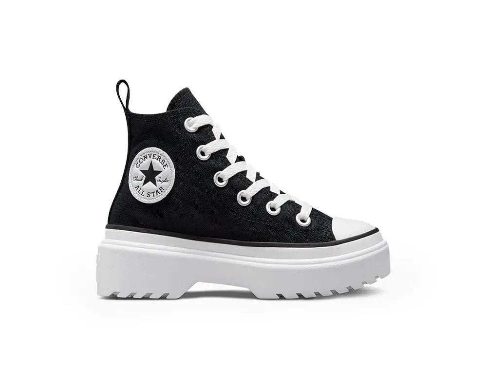 Zapatilla Converse Chuck T Lugged Lift Niños Negro