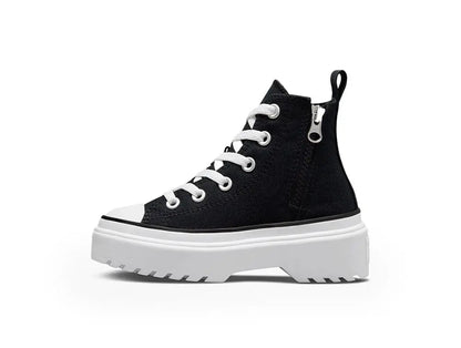 Zapatilla Converse Chuck T Lugged Lift Niños Negro