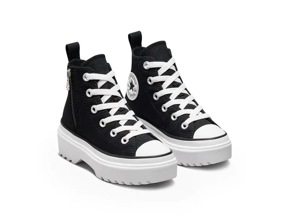 Zapatilla Converse Chuck T Lugged Lift Niños Negro