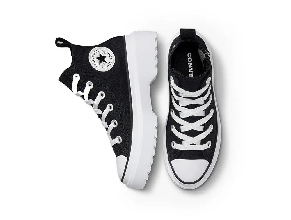 Zapatilla Converse Chuck T Lugged Lift Niños Negro