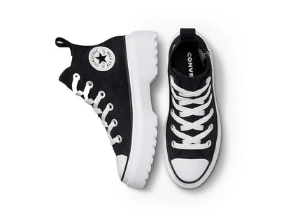 Zapatilla Converse Chuck T Lugged Lift Niños Negro