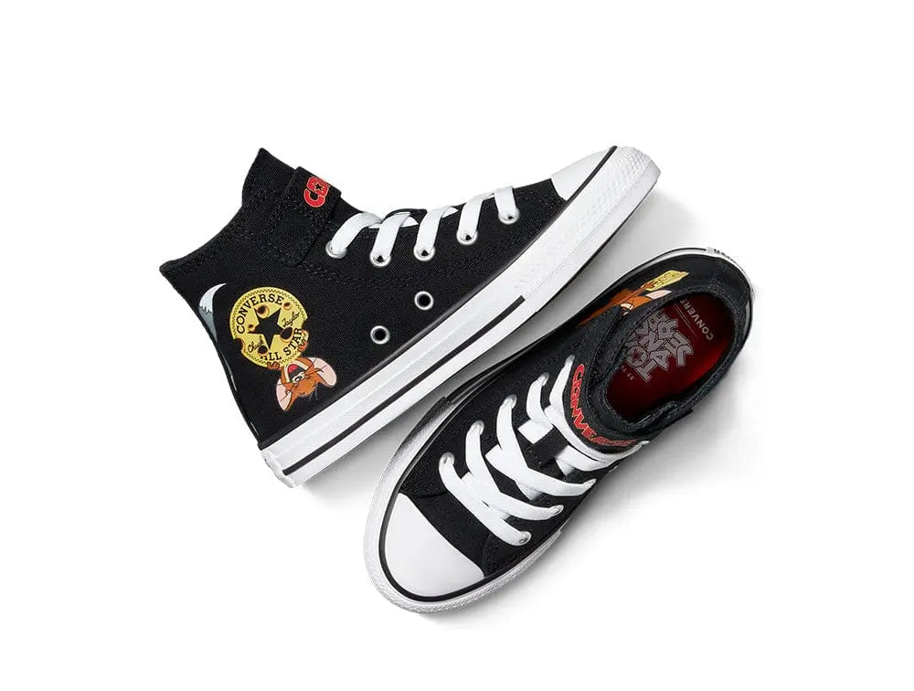 Zapatilla Converse Chuck Taylor 1V Tom y Jerry Niños Negro