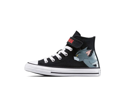 Zapatilla Converse Chuck Taylor 1V Tom y Jerry Niños Negro