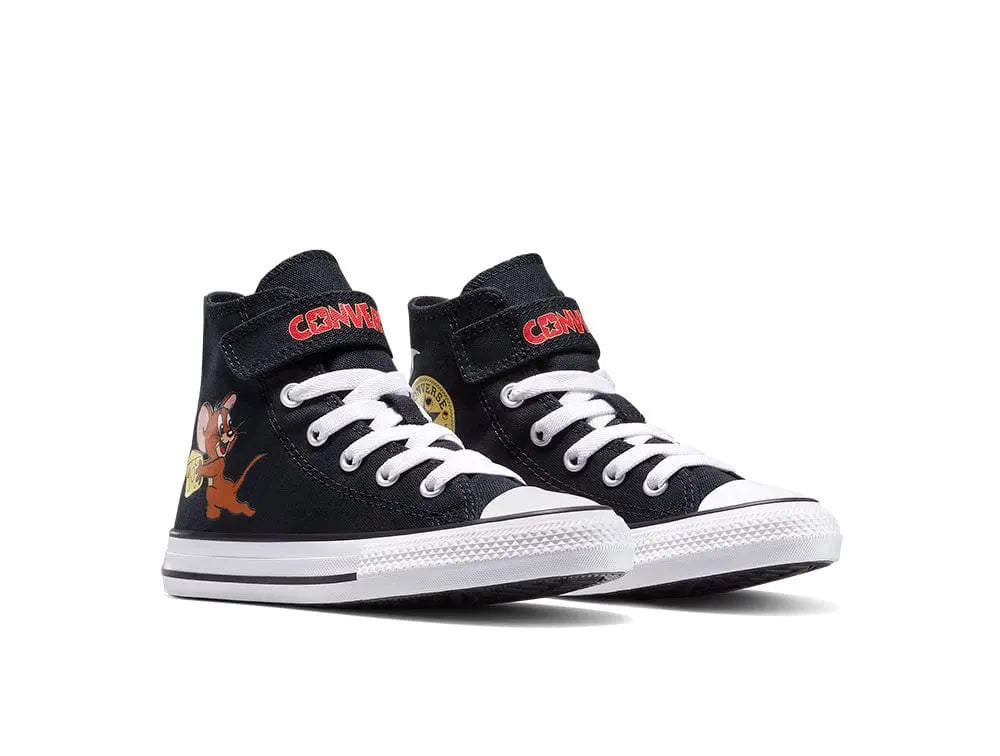Zapatilla Converse Chuck Taylor 1V Tom y Jerry Niños Negro