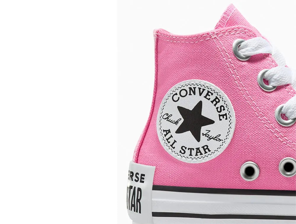 Zapatilla Converse Chuck Taylor All Star Eva Lift Hi Niños Rosado