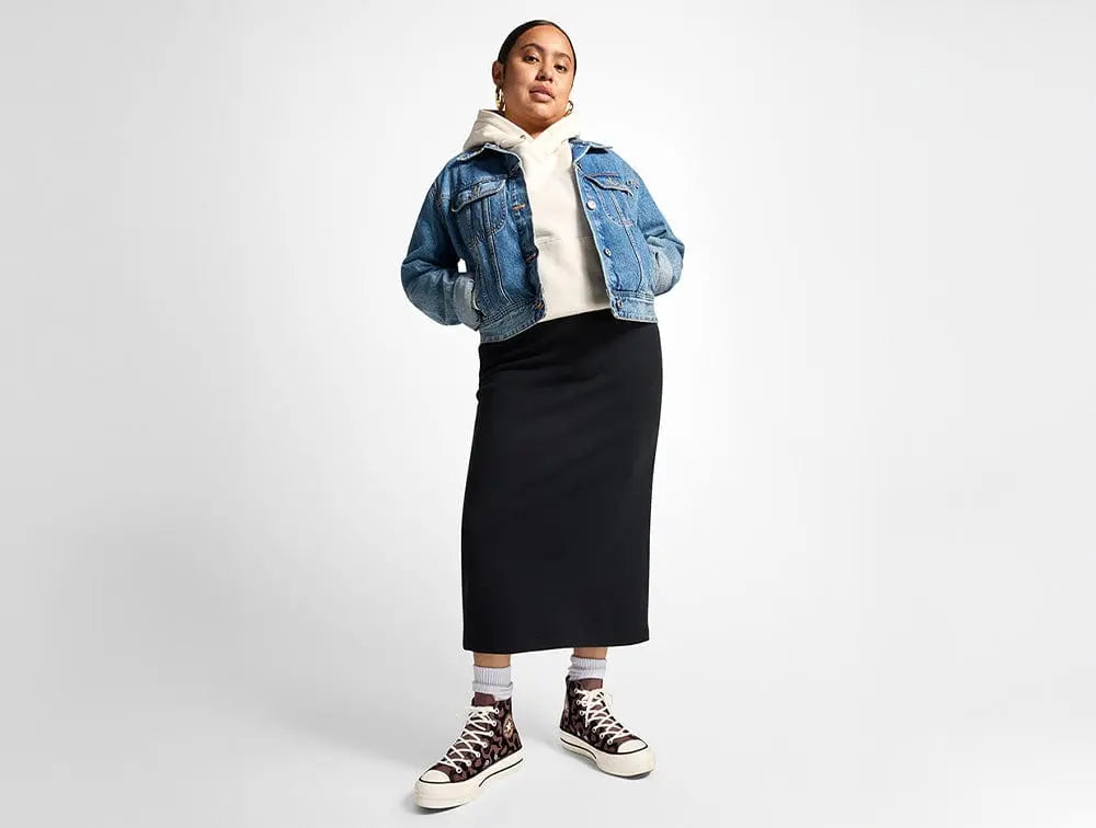 Zapatilla Converse Chuck Taylor All Star Lift Lavish Leopard Mujer Negro - Cafe