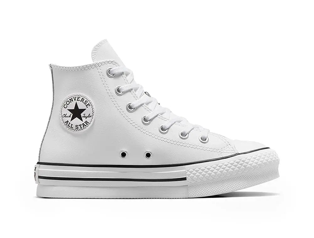 Zapatilla Converse Chuck Taylor Eva Lift Hi Niños Blanco