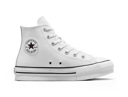 Zapatilla Converse Chuck Taylor Eva Lift Hi Niños Blanco