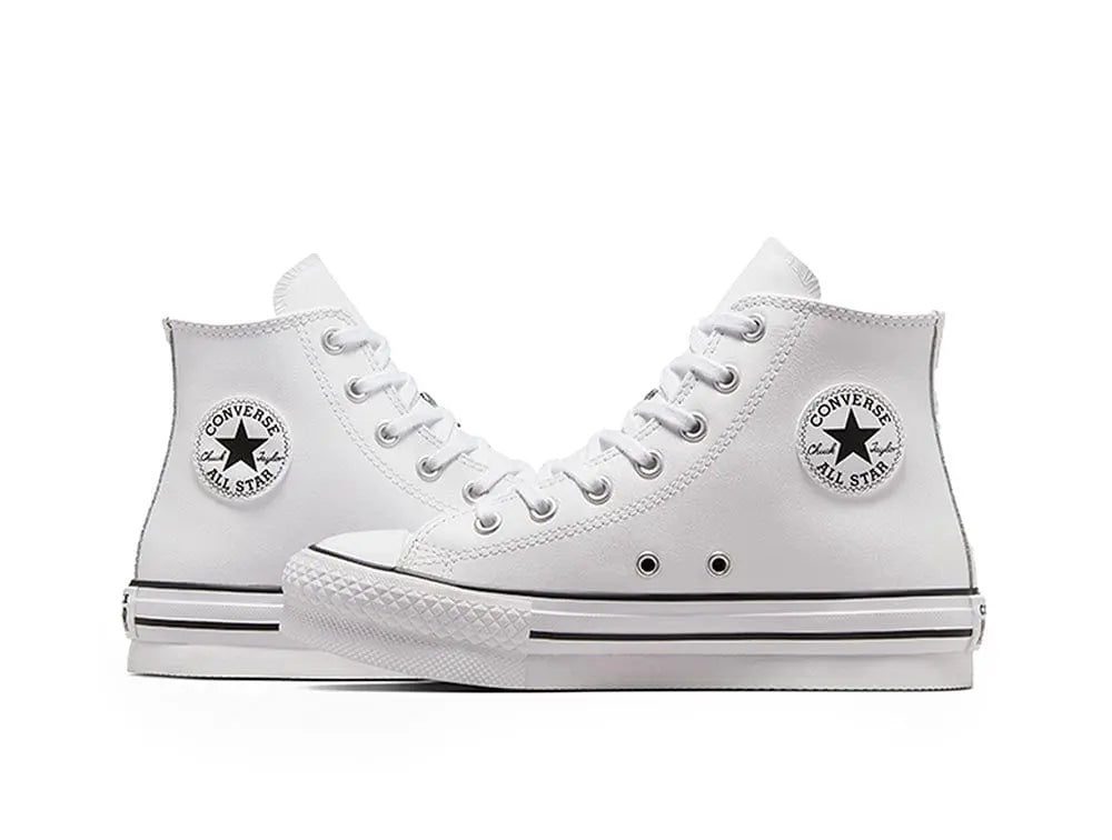 Zapatilla Converse Chuck Taylor Eva Lift Hi Niños Blanco