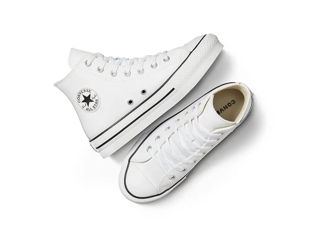 Zapatilla Converse Chuck Taylor Eva Lift Hi Niños Blanco