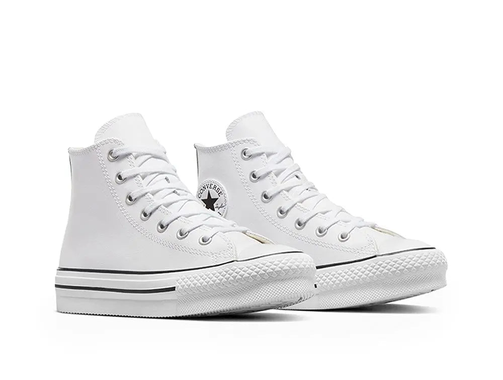 Zapatilla Converse Chuck Taylor Eva Lift Hi Niños Blanco