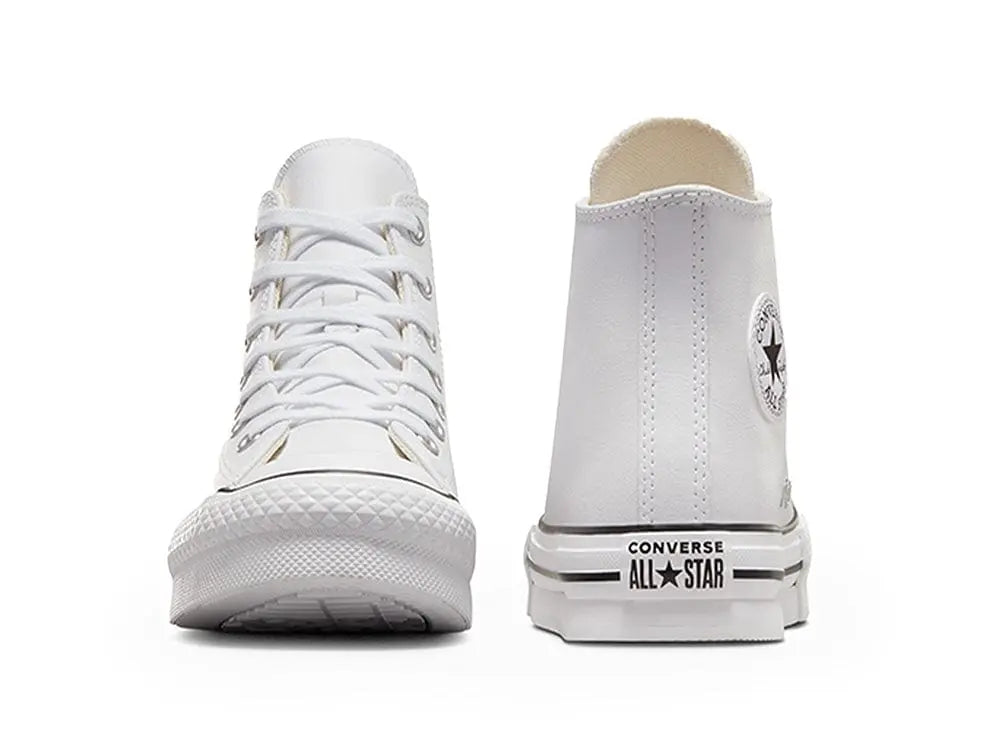 Zapatilla Converse Chuck Taylor Eva Lift Hi Niños Blanco