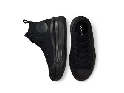Zapatilla Converse Chuck Taylor Move Plataforma Niños Mono Negro