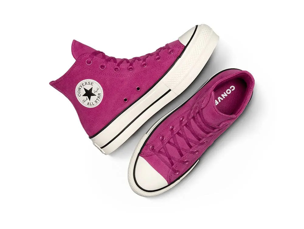 Zapatilla Converse Chuck Taylor PLataforma Crafted Color Mujer Lila