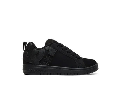Zapatilla Dc Court Graffik Niños Mono Negro