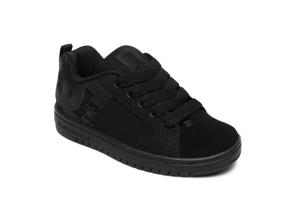 Zapatilla Dc Court Graffik Niños Mono Negro