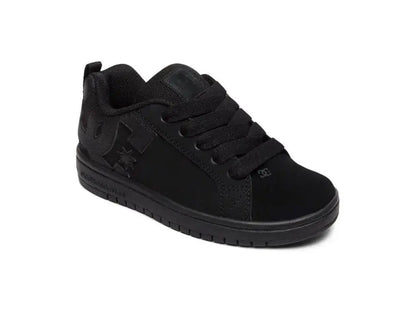 Zapatilla Dc Court Graffik Niños Mono Negro
