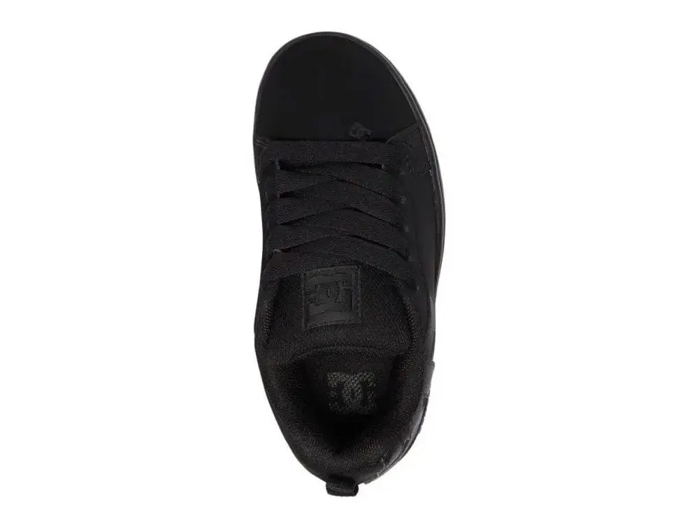Zapatilla Dc Court Graffik Niños Mono Negro