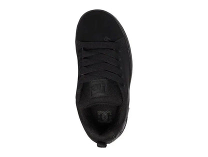 Zapatilla Dc Court Graffik Niños Mono Negro