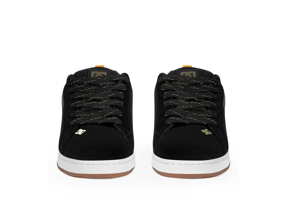 Zapatilla Dc Court Graffik Sq Hombre Negro-Olivo