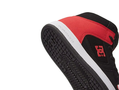 Zapatilla Dc Manteca 4 HI Niños Rojo Negro Blanco