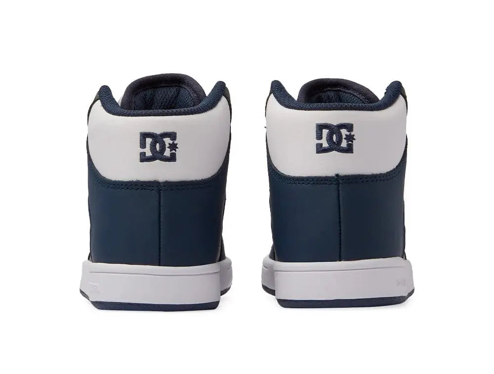 Zapatilla Dc Manteca 4 Hi Niños Blanco-Azul-Verde