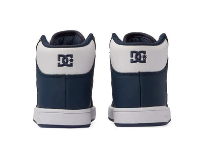 Zapatilla Dc Manteca 4 Hi Niños Blanco-Azul-Verde