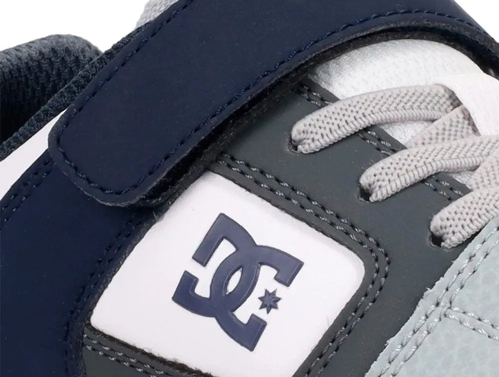 Zapatilla Dc Manteca 4 V Niños Gris Azul