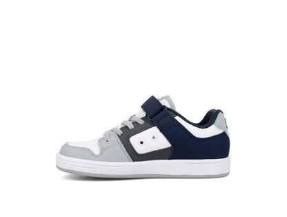 Zapatilla Dc Manteca 4 V Niños Gris Azul