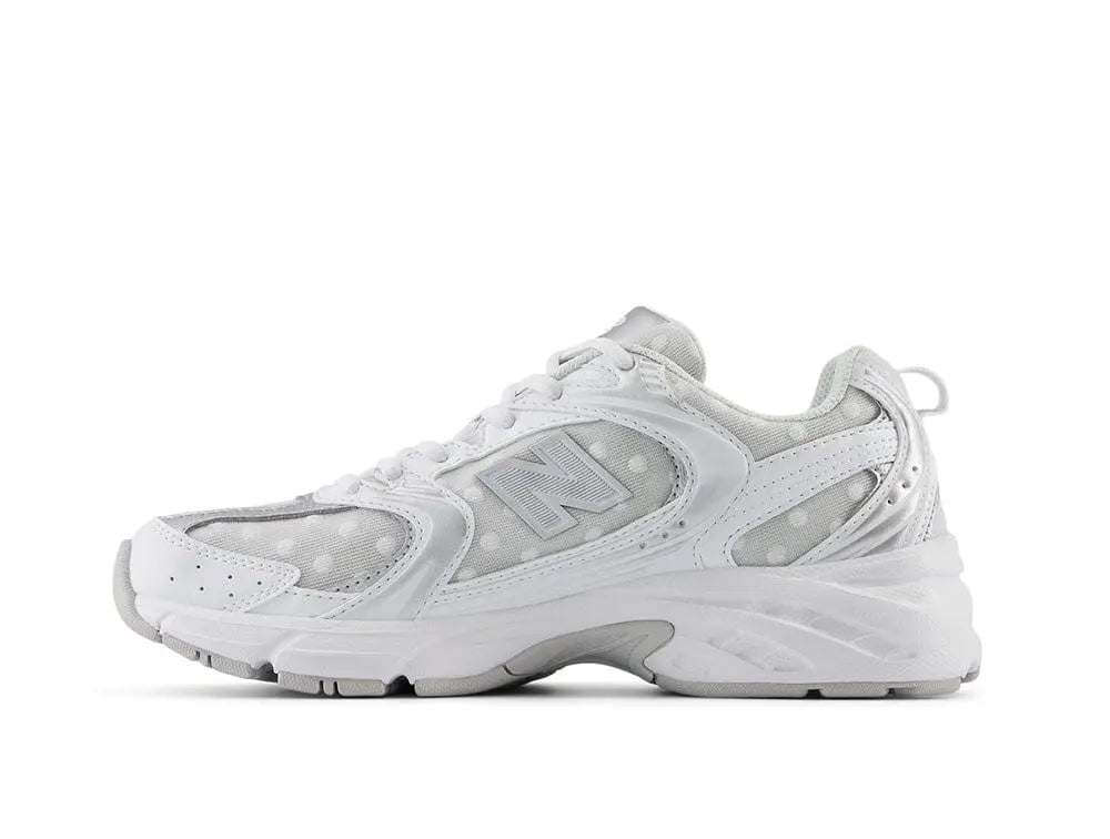 Zapatilla New Balance 530 Dots Unisex Blanco-Gris