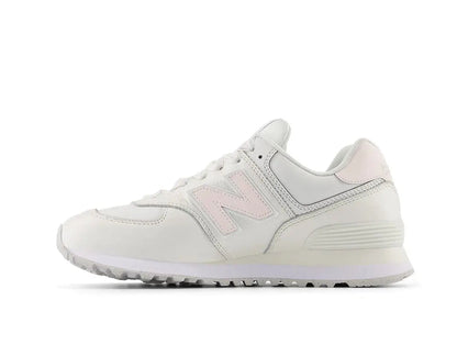 Zapatilla New Balance 574 Mujer Blanco - Rosado