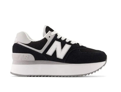 Zapatilla New Balance 574 Stacked Mujer Negro