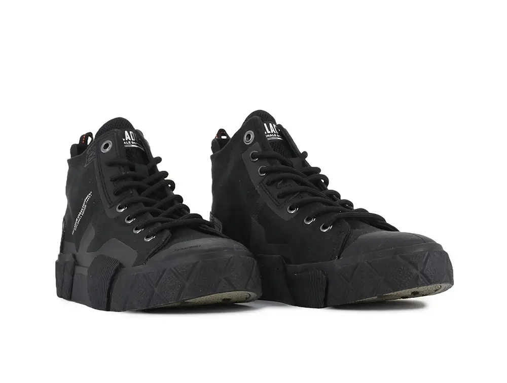 Zapatilla Palladium Ace City Shell Chuk2 Unisex Negro