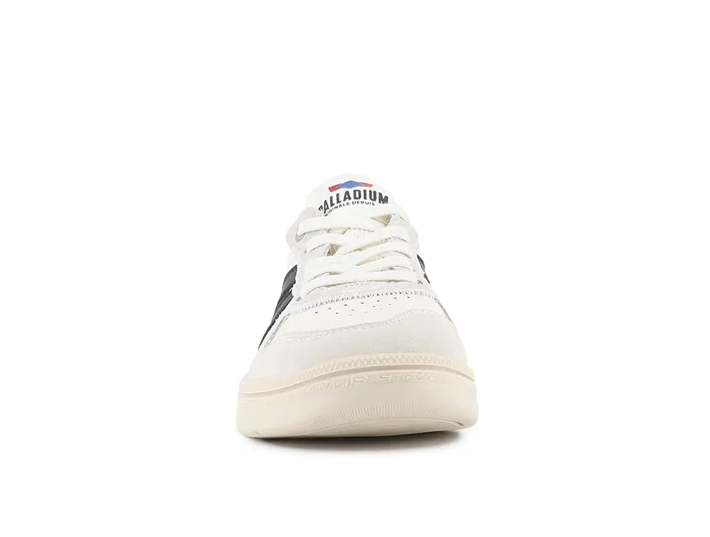 Zapatilla Palladium Pallacup Flame Leather Unisex Blanco