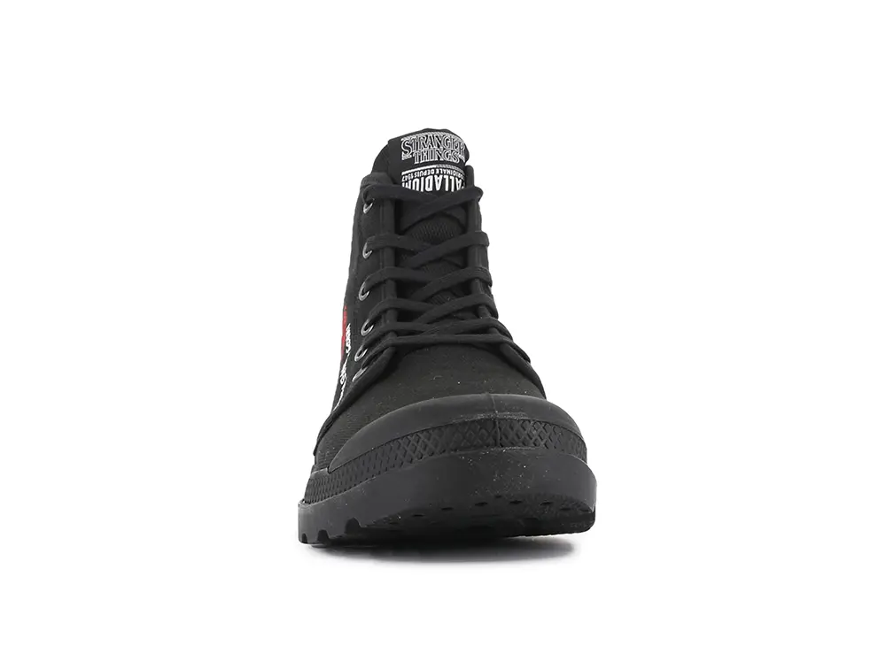 Zapatilla Palladium Pampa Hellfire (Stranger Things) Unisex Negro