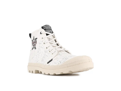 Zapatilla Palladium Pampa Stranger Things (Demodog) Unisex Blanco