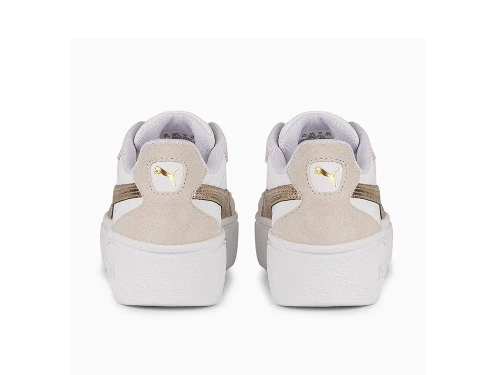Zapatilla Puma Club II Era Platform Metallic Mujer Blanco